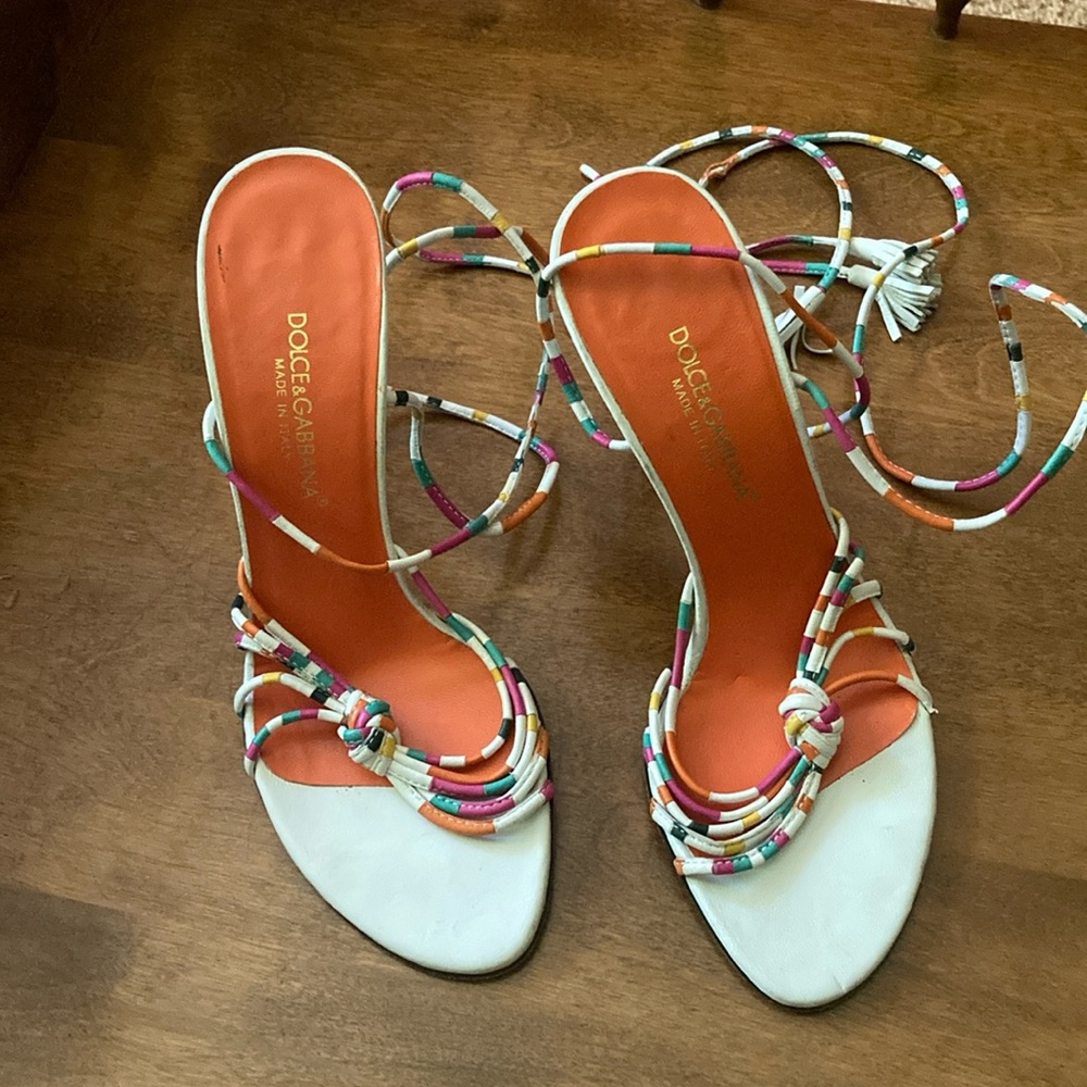 Dolce & Gabbana Vero Cuoio Leather Heels